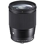 Sigma 16mm f/1.4 DC DN Contemporary Lens for Canon $299