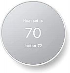 Google Nest Smart Thermostat (Snow) $89.99