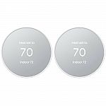 2-pack Google Nest Programmable Smart Wi-Fi Thermostat $150