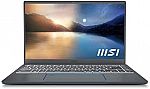 MSI Prestige 14 Evo Professional 14" FHD Ultra-Thin Laptop (i5-1135G7 16GB 512GB A11M-628) $648