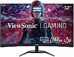 ViewSonic VX3268-2KPC-MHD 32" 1440p Curved 144Hz 1ms Gaming Monitor $238