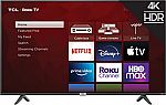 TCL 50-inch Class 4-Series 4K UHD Smart Roku LED TV - 50S435 $249.99