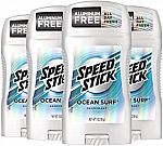 4-Pack 3-oz Speed Stick Deodorant for Men (Ocean Surf) $3.15