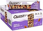 12-Count Quest Nutrition Chocolate Mixed Nuts Snack Bar $11
