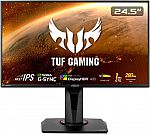 ASUS TUF 24.5" IPS FHD 280Hz Fast 1ms G-SYNC Gaming Monitor with Display HDR 400 $209.99