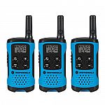3-Pk Motorola Talkabout T100TP FRS Two-Way Radios $25