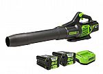 Greenworks 80V Jet Blower with (2) 2Ah Batteries $199.99