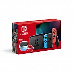 Nintendo Switch with Neon Blue & Neon Red Joy-Con + 12-Mon Membership $260