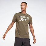 Reebok Men's Graphic Logo Series Stacked Tee $7.99