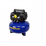 GOODYEAR 6 Gallon Pancake Air Compressor with 2" Brad Nail Combo Kit $89