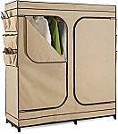 60-Inch Honey-Can-Do WRD-01272 Double Door Storage Closet with Shoe Organizer $22