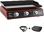 Royal Gourmet 24" 3-Burner Portable Table Top Propane Gas Grill / Griddle $40
