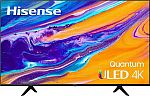 Hisense 75" Class U6G Series Quantum ULED 4K UHD Smart Android TV $799 and more