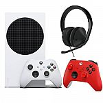 XBOX SERIES S + Bundle (console, headset, and controller) $390