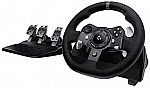 Logitech G920 Driving Force Racing Wheel and Floor Pedals $249.99