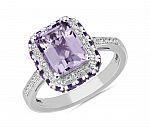Blue Nile: Topaz Emerald-Cut Ring in Sterling Silver $116