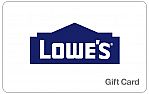$100 Lowes Gift Card $90 and more