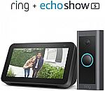 Ring Video Doorbell Wired bundle with Echo Show 5 (2nd Gen) $62