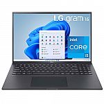 LG Gram 16" 2560x1600 Laptop (i5-1135G7 8GB 256GB SSD 2.62-lbs) $699
