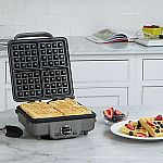 Cuisinart Belgian Maker with Pancake Plates Waffle Iron $52