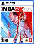 NBA 2K22 w/ Steelbook $19.99