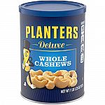 18.25-Oz Planters Deluxe Whole Cashews $6.64
