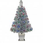 32" Holiday Time Fiber Optic Concord Christmas Tree $8