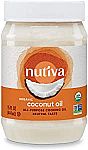 15 Oz Nutiva Organic Steam-Refined Coconut Oil $3.65