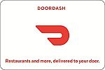 $100 DoorDash Gift Card  $85 and more