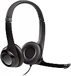 Logitech H390 USB Headset with Noise-Cancelling Mic $20