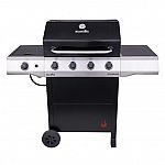 Char-Broil Performance 4-Burner Gas Grill $190, Tabletop Charcoal Grill $13