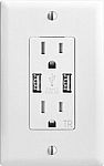 Best Buy essentials 3.6 A USB Charger Wall Outlet $9.99 and more