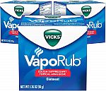 3-Count 1.76-Oz Vicks VapoRub Topical Analgesic Ointment $8.95