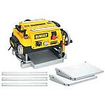 DeWALT DW735X 13-Inch Two-Speed Woodworking Thickness Planer + Tables & Knives $435