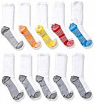 Fruit of the Loom boys 10 Pack Crew Socks $5
