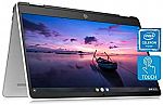 HP Chromebook x360 14a HD Touch Laptop (N4020 4GB 32GB 14a-ca0020nr) $209.99