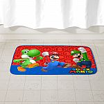 30" x 20" Super Mario Kids' Foam Bath Rug $7.51