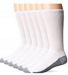 6-Pack Hanes Men's ComfortBlend Max Cushion Crew Socks (White) $7