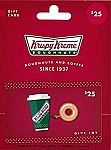 $25 Krispy Kreme Gift Card $20 and more
