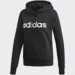 adidas Women's Essentials Linear Pullover Hoodie $17 (Org $50) + Free Shipping