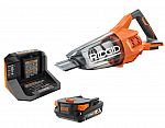 RIDGID 18V Cordless Compact Vacuum Kit w/ 2.0 Ah Battery $69 (orig. $177), and more