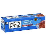 Complete Home Resealable Quart Freezer Bags (60-Ct) $2.79