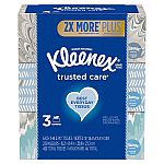 3-Pack 144-Count Kleenex Everyday Facial Tissues Bundle $2.41