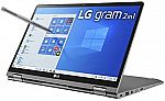 LG Gram 14" FHD Convertible Laptop (i7-10510U 16GB 1TB SSD 14T90N-R.AAS9U1) $1000