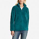 Eddie Bauer Women's Quest Plush 1/4-Zip Fleece $20 + Free Shipping