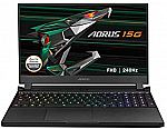 GIGABYTE AORUS 15G XC-8US2430SH 15.6" Thin Bezel FHD 240Hz Laptop (i7-10870H RTX 3070 32GB 512GB SSD) $1799