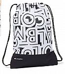 Columbia Drawstring Pack (white typo/black) $5.56