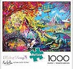 1000-Pc Flights of Fantasy Autumn Castle Festival Jigsaw Puzzle $9.23