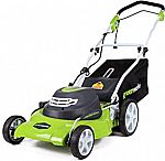Greenworks 20" 3-in-1 12 Amp Electric Corded Lawn Mower $135 and more