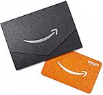 Purchase $50 Amazon.com Gift Card Get $15 Promo Credit (YMMV, Select Accounts)